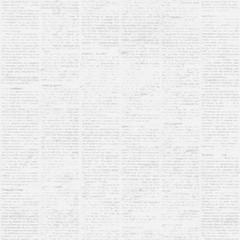 Newspaper seamless pattern with old vintage unreadable paper texture background
