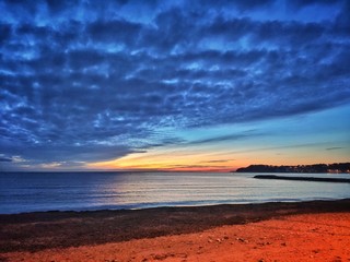 Obraz premium sunset on the beach