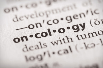 Obraz premium Dictionary Series - Oncology