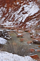 virgin river in winter