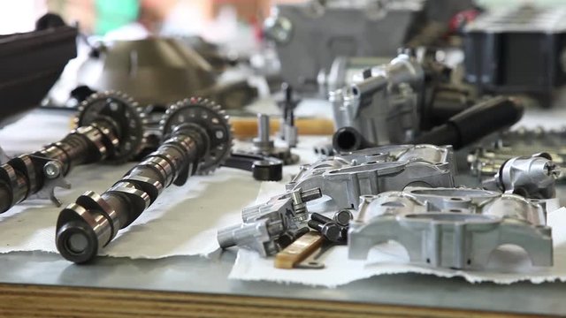 motorcycle engine parts, slider shot