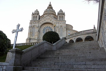 Obraz premium Shrine of Santa Luzia Viana do Castelo - Portugal