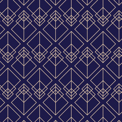 Retro, art deco, 20s, gatsby vector pattern.