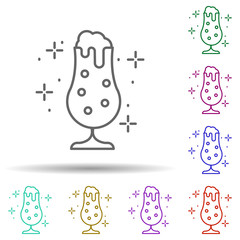 Beer, drink in multi color style icon. Simple thin line, outline vector of oktoberfest icons for ui and ux, website or mobile application