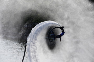 Flyboard extreme sport