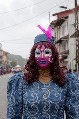 Beau masque au carnaval de Cayenne en Guyane française