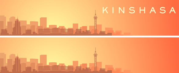 Kinshasa Beautiful Skyline Scenery Banner