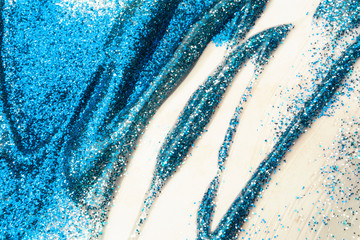 glitter with gel background 