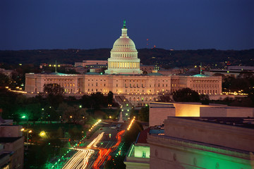 Capitol Building at night