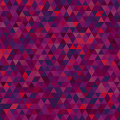 Fototapeta premium Abstract background consisting of purple triangles. Geometric design for business presentations or web template banner flyer. Illustration pattern.