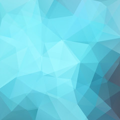 Background made of blue triangles. Square composition with geometric shapes. Eps 10