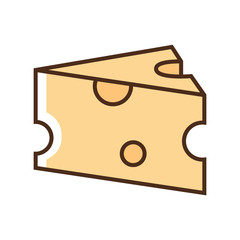 Color icon cheese