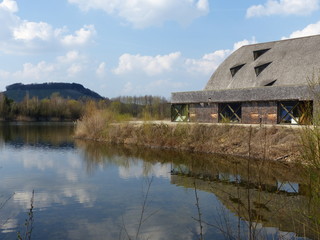 Fototapeta na wymiar Naturschutzgebiet Haff Reimech bei Remerschen / Luxemburg