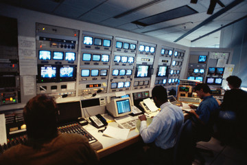 Interior of Television Station