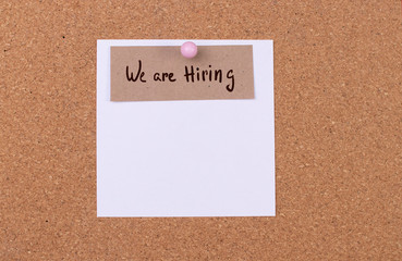 Obraz premium White sticker with 