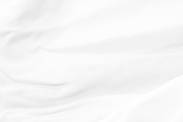 Fototapeta premium White bedding sheets texture for background.