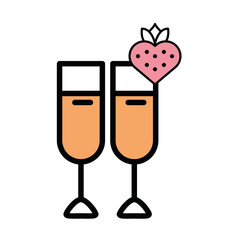 happy valentines day cups with heart