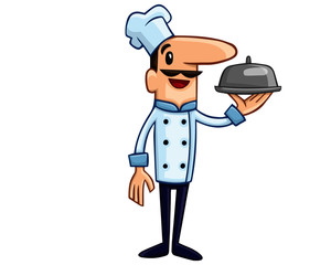 chef with pan