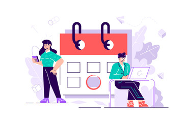 Planning schedule concept