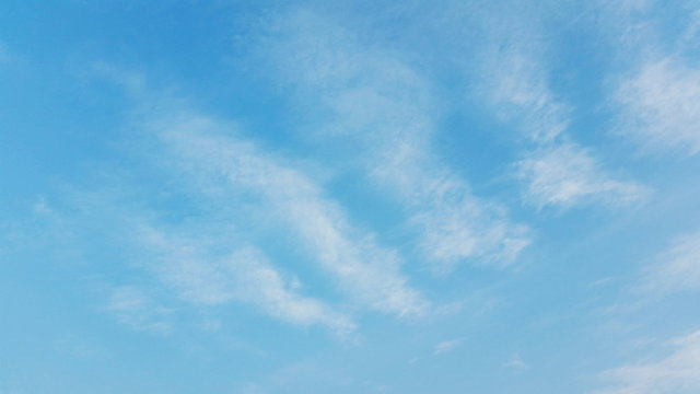 Clear blue sky. The clear blue sky with clouds. A natural background for images royalty free stock photo.