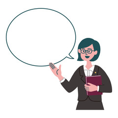 スーツ  女性　士業　説明