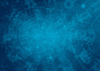 Horoscope Astologist Background Pattern Wallpaper