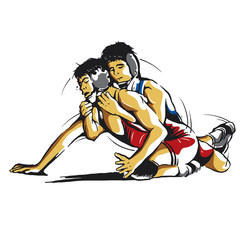 Fototapeta premium wrestling