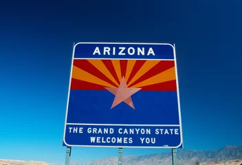 Foto op Canvas Welcome to Arizona Sign © spiritofamerica