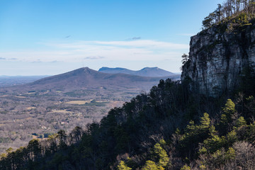 View of Hanging Rock from Pilot Mountain