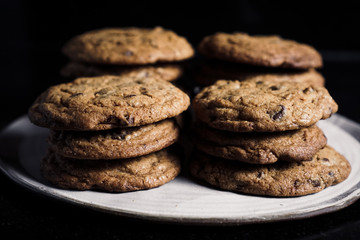 Fototapeta na wymiar Chocolate Chip Cookies