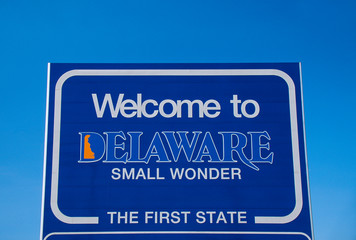 Welcome to Delaware Sign