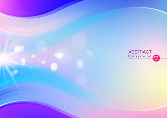 Dynamic shapes bokeh with gradient background