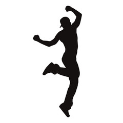 Contemporary Male Dancer Silhouette