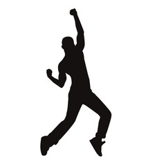 Contemporary Male Dancer Silhouette