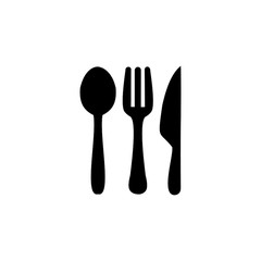 Cutlery vector icon illustration sign