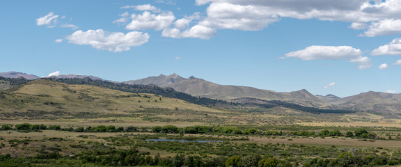 Mountain panorama in Patagonia, Argentina.