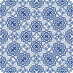 Traditional ornate portuguese azulejo.