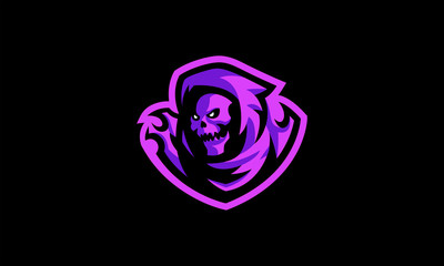 The Reaper Esport Logo - Mascot Logo-13