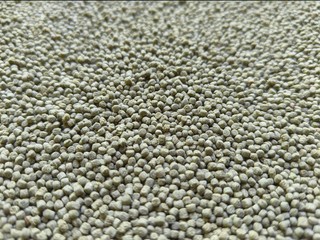 Close up animal food, fish feed pellets