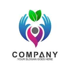 Kids Care Logo, Family Logo,Children Support,Healthy Clinic Symbol