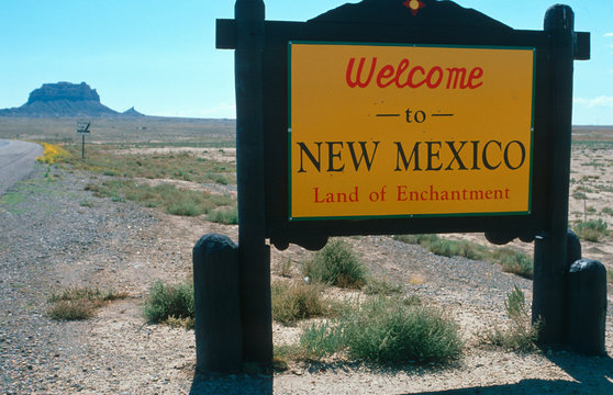 Welcome to New Mexico Sign