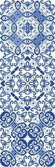 Portuguese ornamental azulejo ceramic.