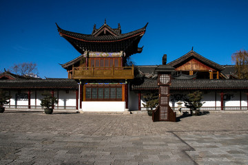 Obraz premium mu fu in lijiang,china
