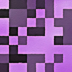 Colorful square pattern with a rough texture background. Background texture wall and have copy space for text. Picture for creative wallpaper or design art work.
