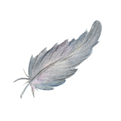 gray pen sketch icon for blogging. Decor for social networks. Watercolor brush illustration on white background.