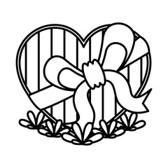 happy valentines day heart chocolate box