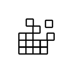 def rag icon design line style. Perfect for application, web, logo and presentation template