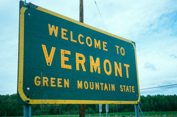 Welcome to Vermont Sign