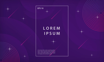 Abstract colorful gradient geometric shapes background. Modern vector design template.