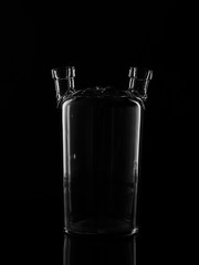 Glass flasks. Chemical flask. Chemical vessels. Glassware.